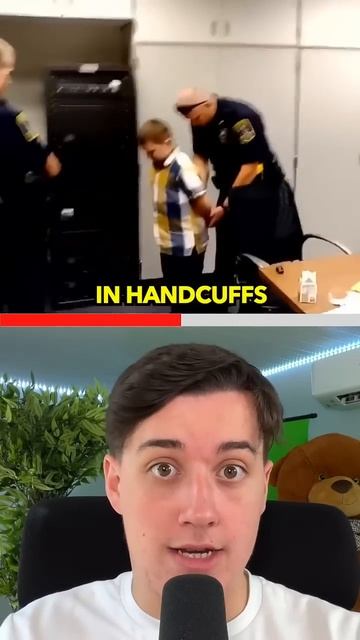 THIS 9 YEAR OLD KID WITH AUTISM GOT ARRESTED AT SCHOOL! #Shorts