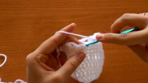 ❤️ МИЛО И ОЧЕНЬ ПРОСТО!!!  Пинетки крючком "ОБЛАЧКО" ( 2 часть)  Crochet booties with subtitles