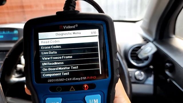 VIDENT IEasy310 Enhanced OBDII/EOBD+CAN | Reading Chevrolet Code