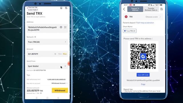 How to transfer Crypto Binance to gate.io !! Trx को Binance से Gate.io पे कैसे ट्रांसफर करें ? смотреть онлайн