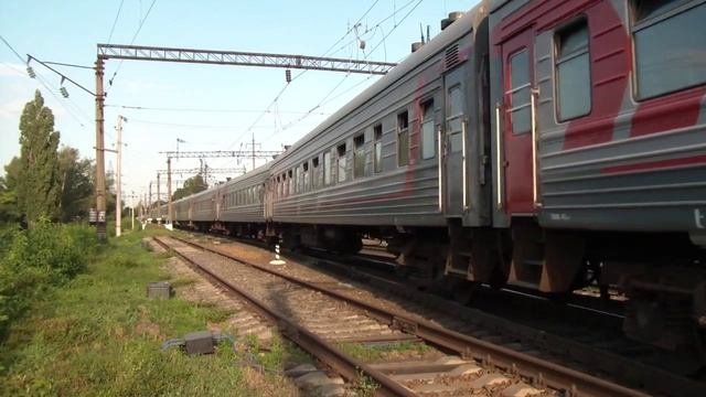 ЭП1М-705 с поездом №360 Калининград — Адлер смотреть онлайн