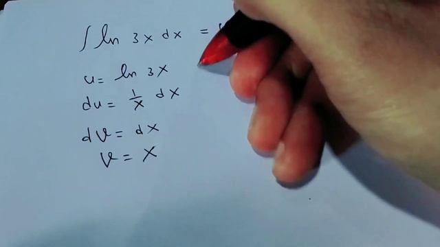 Integral of ln(3x)dx (Integration by Parts) смотреть онлайн