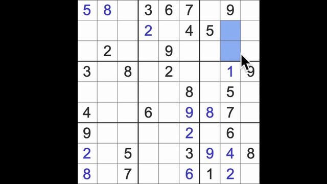 Sudoku solution – New York Times 11 February 2024 Hard level смотреть онлайн