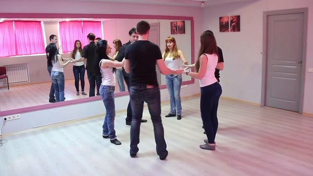 CADENA - Rueda de Casino dance lesson №3 смотреть онлайн