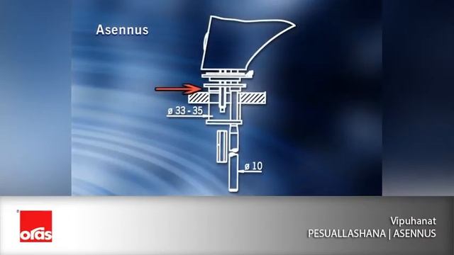 Oras Suomi - Pesuallashanan asennus смотреть онлайн