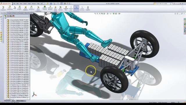 Chassis 1.0 - Tilting Three Wheeler Electric Car смотреть онлайн