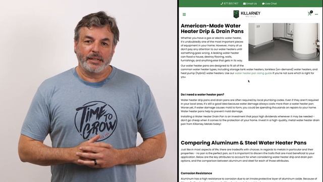 The Open Front Trench Drain Pan for Water Heaters - Killarney Metals смотреть онлайн