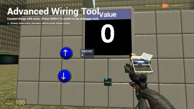 Gmod how 2 use Chips and Gates #3 | Increment/Decrement (Up/Down Counter) смотреть онлайн