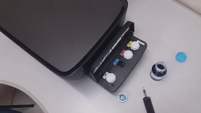 Como recarregar HP smart Tank 416 517 com tinta específica GT51 GT52 смотреть онлайн