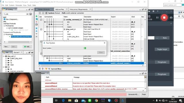 MODUL 12 IMPLEMENTASI NIOS II pada FPGA BY FIONA смотреть онлайн