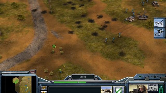Полное прохождение Command & Conquer: Generals (США) Сложность - невыносимая.(без комментариев)
