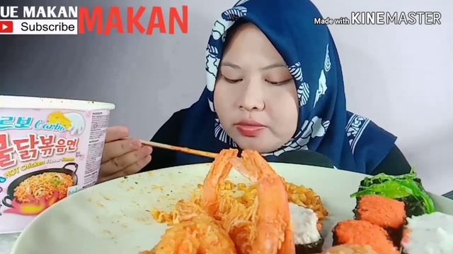ASMR & MUKBANG | RAMEN SPICY CARBONARA | SUSHI | UDANG GORENG TEPUNG KAWW | EATING SOUND смотреть онлайн