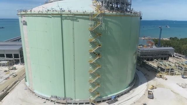 Coating work for LNG Tank T 001 смотреть онлайн