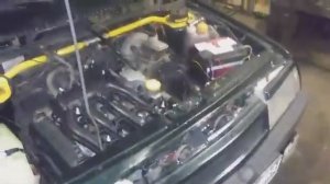 Ваз 2109. Установка 16 кл. двигателя от приоры. 1 часть.mp4