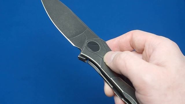 CKF Ratata BLK knife (Konygin, M390, Ti, bearings) смотреть онлайн