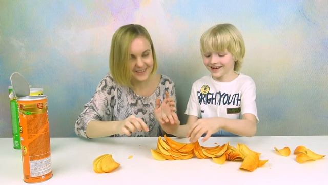 Челлендж Чипсы Принглс делаем кольцо, Chellenge Pringles