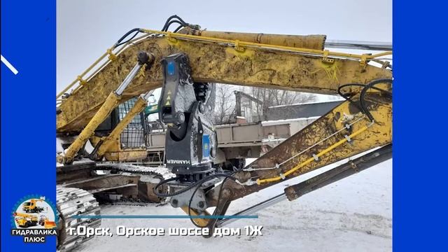 Установка дополнительной двухпоточной линии для гидравлических ножниц на экскаватор Komatsu PC300 7 смотреть онлайн