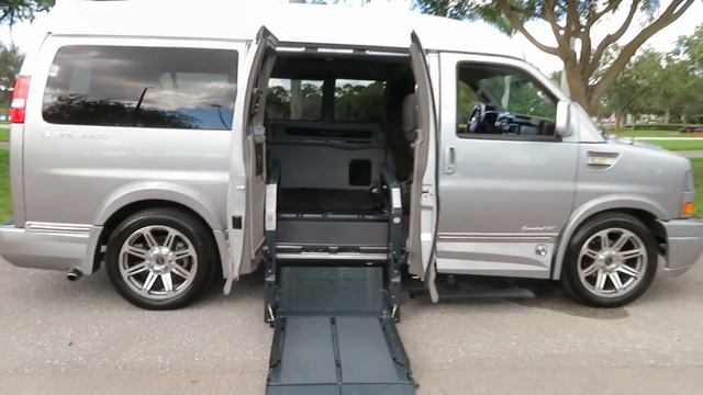2018 GMC Savana Explorer High Top Handicap Wheelchair Conversion Van Limited SE Side Entry Lift 58k смотреть онлайн