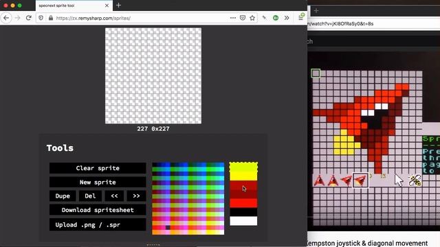 ZX web based tools - BASIC editor and sprite editor смотреть онлайн