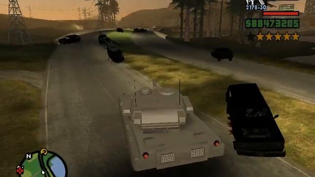 GTA SA - Tank battle part 1 смотреть онлайн
