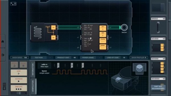 SHENZHEN I/O | Virtual reality buzzer | Cap 8