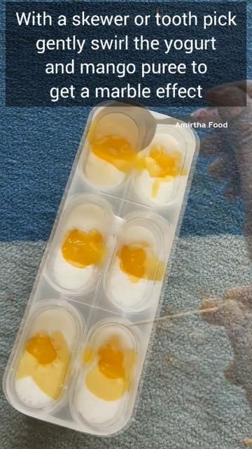 Refreshing Mango Yogurt Popsicles #shorts #viral смотреть онлайн