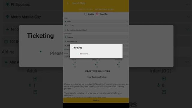 How to booked international flight of Unified Product and Services Mobile App смотреть онлайн
