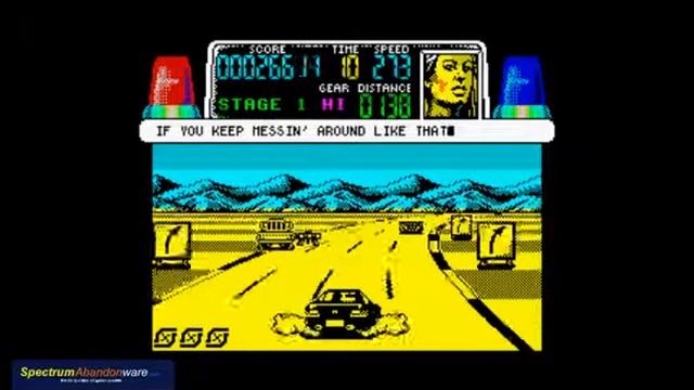 "Chase HQ" for ZX Spectrum смотреть онлайн