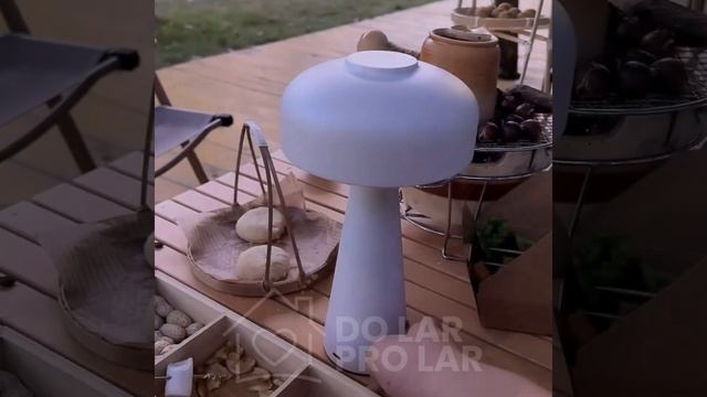 Abajur LED Sem Fio Recarregável Cogumelo I #home #abajur #luminariademesa #dolarprolar смотреть онлайн