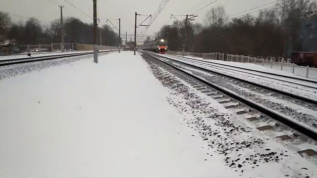 Электропоезд ЭП2Д-0053 "ЦППК" рейсом Москва Киевская-Новопеределкино смотреть онлайн