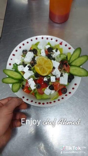 سلطه يونانية #shorts#greek salt 🧂👌 смотреть онлайн