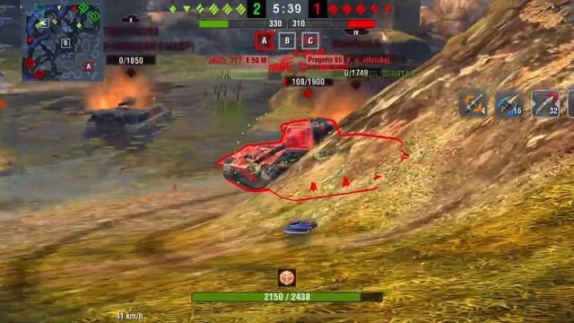 WoT-Blitz - Strv. K showing its potential. Nearly 4k смотреть онлайн
