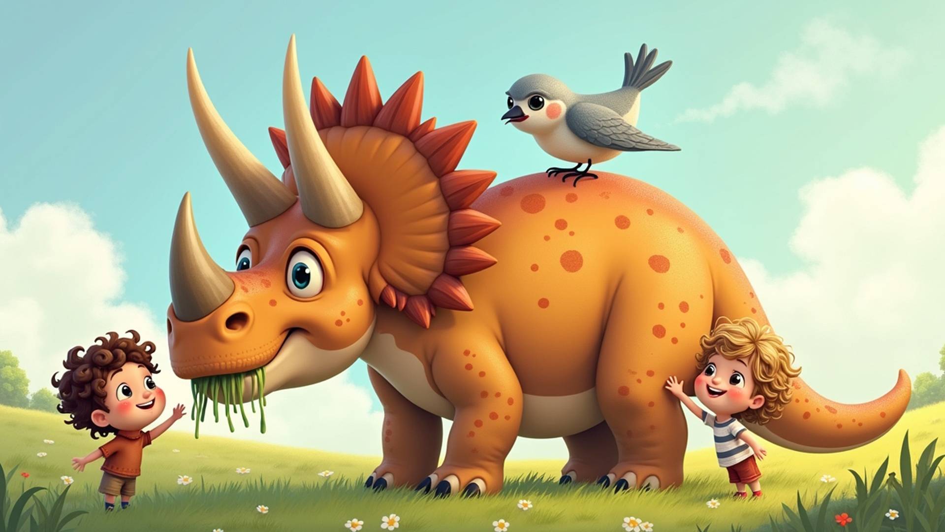 Динозавры для детей: весёлая песенка о доисторических друзьях! смотреть онлайн