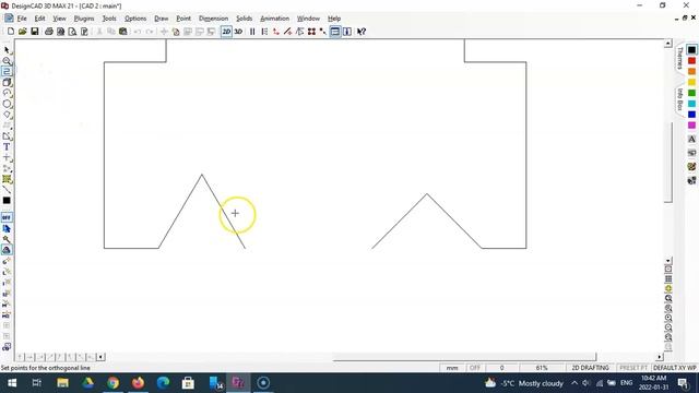 CAD 2 - An Introduction to DesignCAD - Drawing & Dimensioning Angles смотреть онлайн