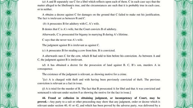 தமிழ் - இந்திய சாட்சிய சட்டம் 1872 - பிரிவுகள் - 40,41,42,43 மற்றும் 44 (விளக்க உரையுடன்) -பாகம் 1 смотреть онлайн