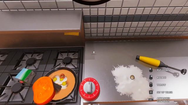how to make scrambled eggs Cooking Simulator смотреть онлайн