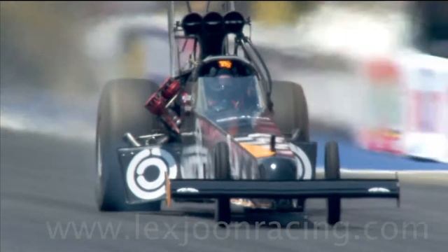 Lex Joon NHRA Top Fuel Dragster Race Team with JLM lubricants 0W70 engine oil unleashing 10.000BHP! смотреть онлайн