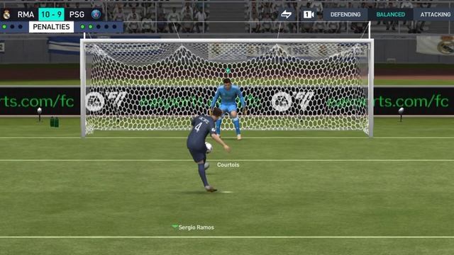 FC 24 mobile! Real Madrid vs PSG | penalty shootout highlights | FC mobile Gameplay... смотреть онлайн