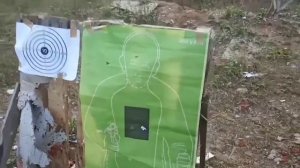 Испытания прицела, Пристрелка карабина Мосина КО-44, Сайга-308.