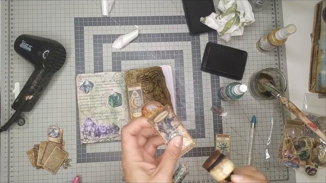 Art Journal #17 : Fortune de Stamperia @Stamperiainternational @ElRollodeEva смотреть онлайн