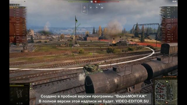 Wot replay#2 лучший реплей 14 фрагов 6к урона Bat.-Châtillon 25 t крутой бой смотреть онлайн