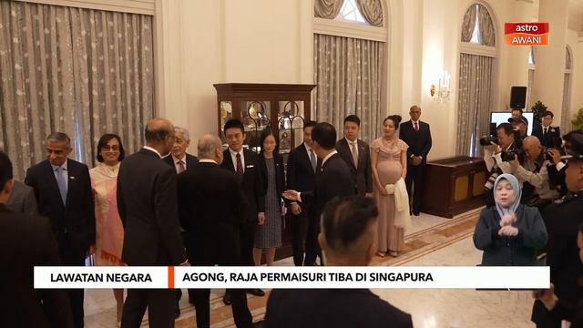 Agong tiba di Singapura bagi lawatan negara смотреть онлайн
