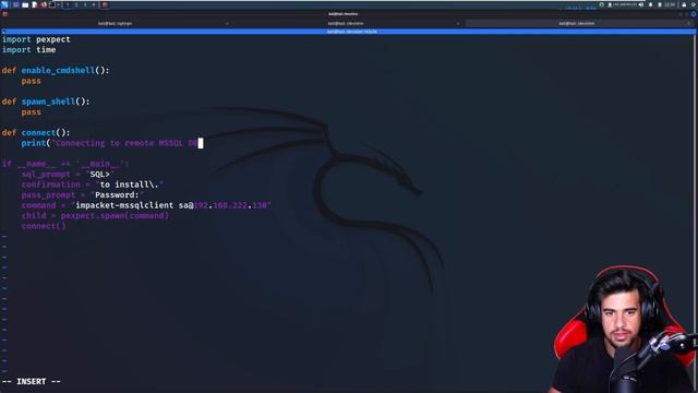 Writing a SQL Server Exploit in Python For RCE смотреть онлайн