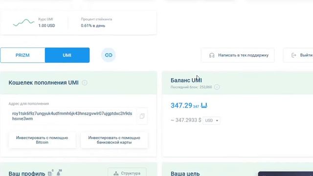 Обзор Моих Инвестиций В криптавалюту Umi и Prizm на Балансе смотреть онлайн