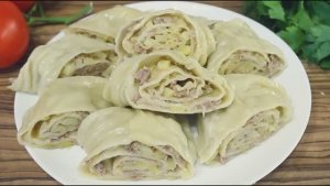 УРАМА ХАНУМ с картошкой и мясом. Узбекская кухня.