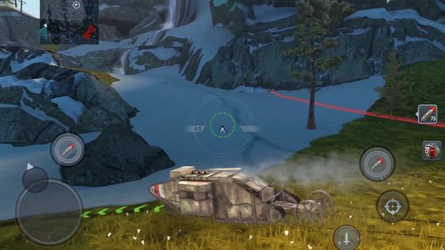 Mk 1* Heavy Tank Gameplay | Tanks Blitz смотреть онлайн
