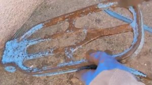 Старый советский велосипед , полная реставрация.