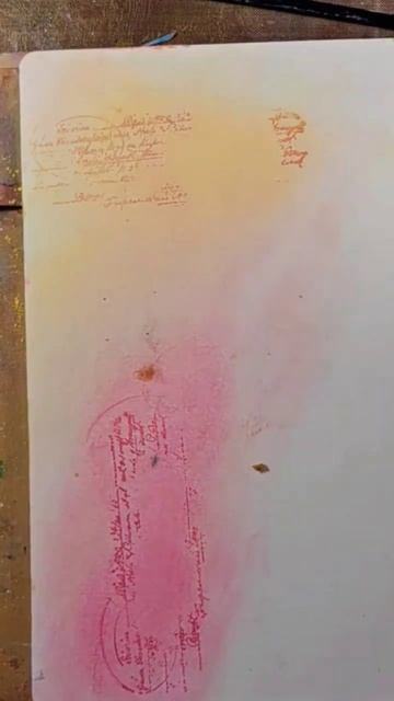 Embossing ink and mica powder...messy fun #mixedmedia #tresjoliekits #micapowder #artjournal смотреть онлайн