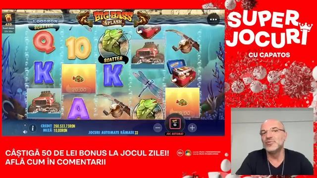 Big Bass Splash: diseară, LIVE la SuperJocuri cu Capatos, de la ora 21:00 смотреть онлайн