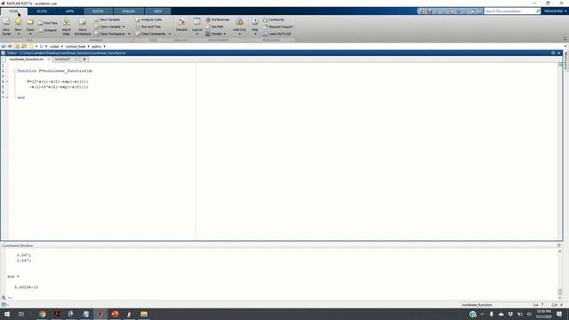 Solve Nonlinear Systems of Equations in MATLAB - fsolve() смотреть онлайн